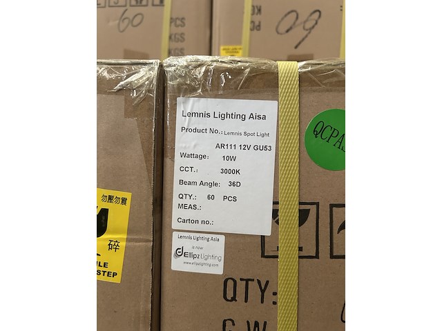 Ca. 120x spot light ar111 10w 3000k cri >90 lemnis lighting - afbeelding 2 van  3