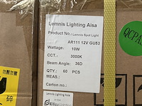 Ca. 120x spot light ar111 10w 3000k cri >90 lemnis lighting - afbeelding 2 van  3