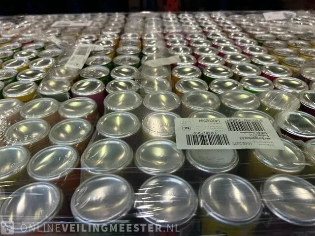 Ca. 120x tray frisdrank (2880 stuks totaal) w.o. coca cola, fanta, fuze tea - afbeelding 3 van  4