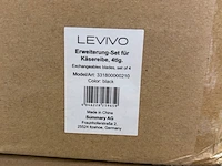 Ca. 120x uitbreidingsset voor kaasrasp 4-delig levivo - afbeelding 3 van  4