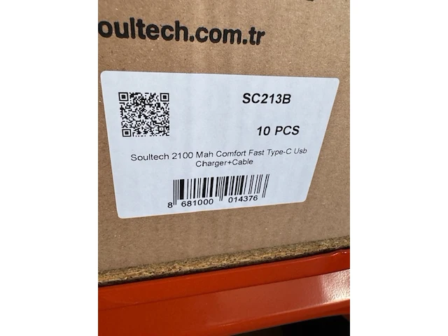 Ca. 120x usb snel lader met usb-c laadsnoer soultech, sc213b - afbeelding 3 van  5