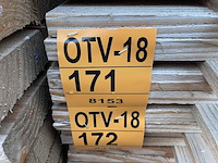 Ca. 126x douglas veer en groef, 18x145mm, lengte 400cm - afbeelding 4 van  4