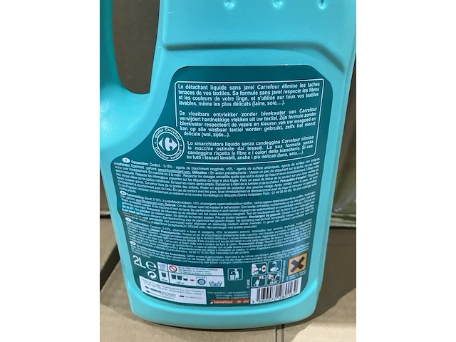 Ca. 127x ontvlekker zonder bleekwater, carrefour - afbeelding 5 van  6