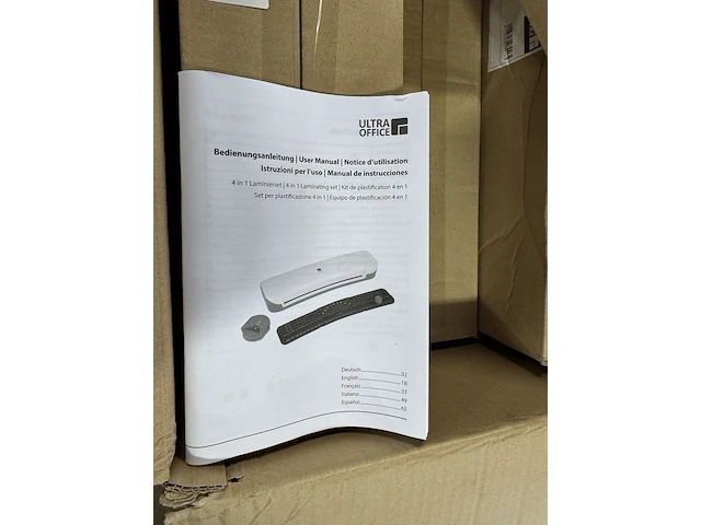 Ca. 12x 4-in-1 lamineerapparaat incl. snijmachine en hoekafronder ultra office - afbeelding 4 van  5