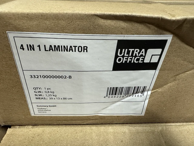 Ca. 12x 4-in-1 lamineerapparaat incl. snijmachine en hoekafronder ultra office - afbeelding 5 van  5
