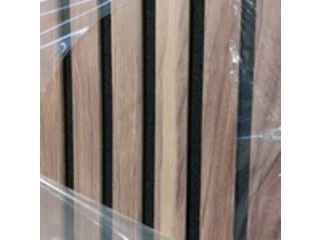 Ca. 12x akoestisch wandpaneel 280x60, dark walnut, 2025 - afbeelding 3 van  3