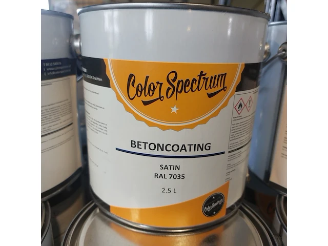 Ca. 12x beton coating , color spectrum - afbeelding 4 van  4