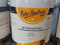 Ca. 12x beton coating , color spectrum - afbeelding 4 van  4