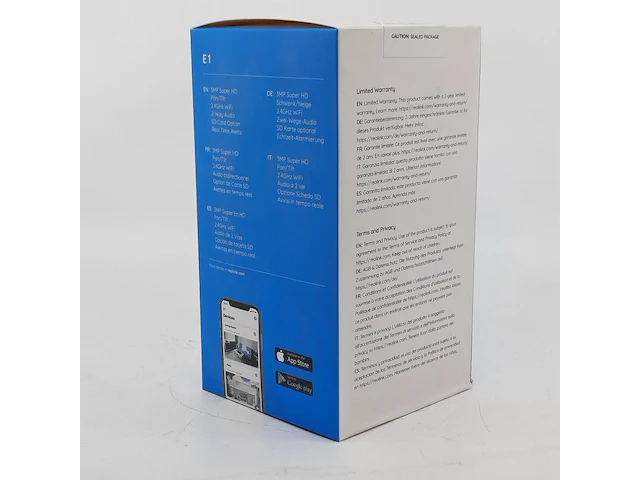 Ca. 12x beveiligingscamera, reolink, e1 3mp super hd - afbeelding 3 van  3