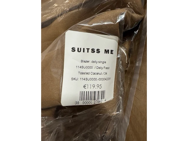 Ca. 12x broek en 29x colbert, suitss me, off-beat, toasted coconut - afbeelding 8 van  9