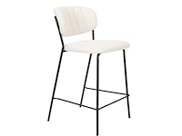 Ca. 12x counter stool jolien – black/bouclé, van harte - afbeelding 2 van  6