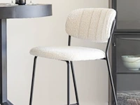 Ca. 12x counter stool jolien – black/bouclé, van harte - afbeelding 5 van  6