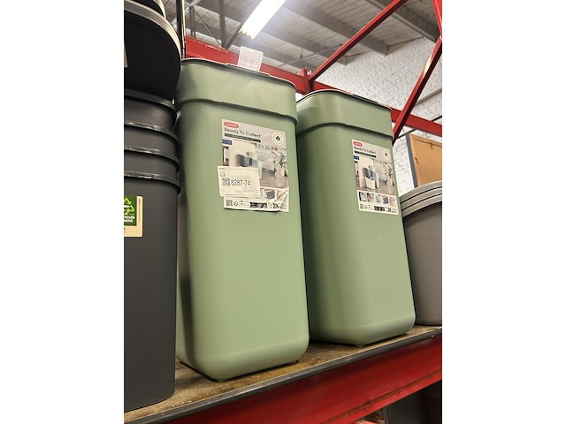 Ca. 12x curver afvalbakken, opbergers en wasmanden curver - afbeelding 4 van  6