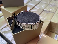 Ca. 12x dameshorloge metalen schakelband kwartsuurwerk berydale, bd702-1 - afbeelding 3 van  3