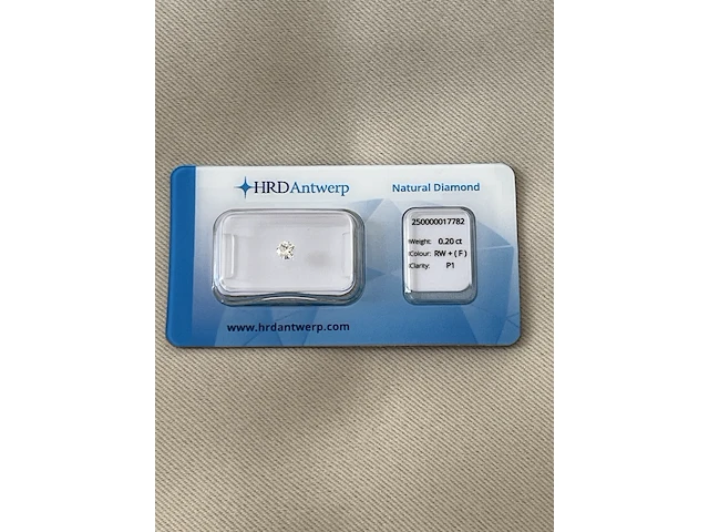 Ca. 12x diamant - totaal samen 1.40 karaat ( hrd gecertificeerd ) - afbeelding 13 van  30