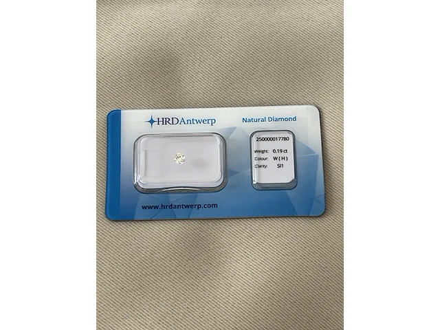 Ca. 12x diamant - totaal samen 1.40 karaat ( hrd gecertificeerd ) - afbeelding 17 van  30
