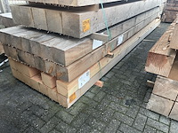 Ca. 12x douglas balken fijnbezaagd, 150x150mm, lengte 500cm - afbeelding 4 van  4