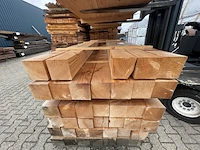 Ca. 12x douglas balken geschaafd, 140x140mm, lengte 300cm - afbeelding 3 van  3