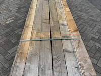 Ca. 12x douglas paal | fijnbezaagd , 15 x 15 x 500 cm Ca. 12x douglas paal | fijnbezaagd , 15 x 15 x 500 cm