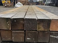 Ca. 12x douglas paal | fijnbezaagd , 15 x 15 x 500 cm - afbeelding 2 van  2