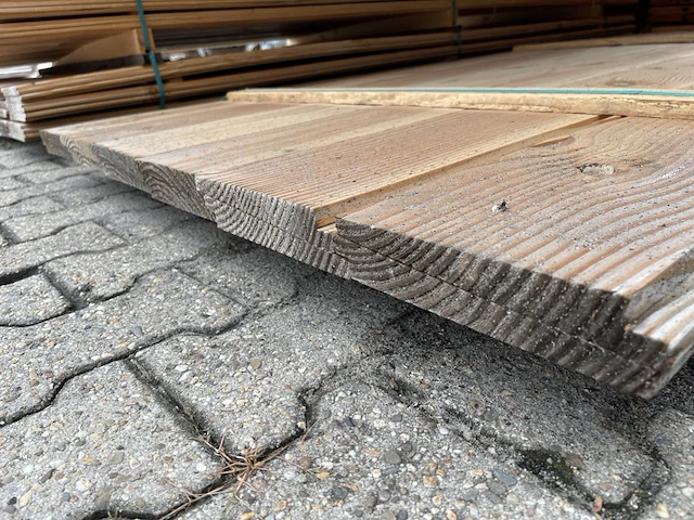 Ca. 12x douglas zweeds rabat, 26x190mm, lengte 300cm - afbeelding 3 van  3