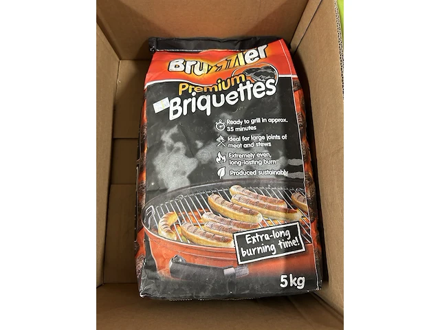 Ca. 12x eco wegwerpbarbecue, 1x verpakking briketten - afbeelding 5 van  7