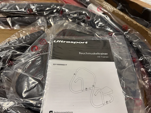 Ca. 12x fitness buikspiertrainer 3in1 opvouwbaar ultrasport - afbeelding 3 van  3