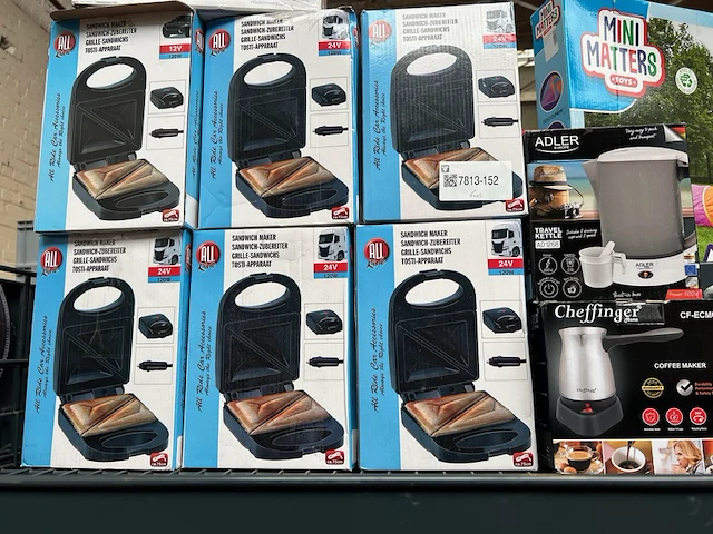 Ca. 12x huishoudelijke apparaten w.o. tosti apparaat, w.o. allride, adler - afbeelding 3 van  5