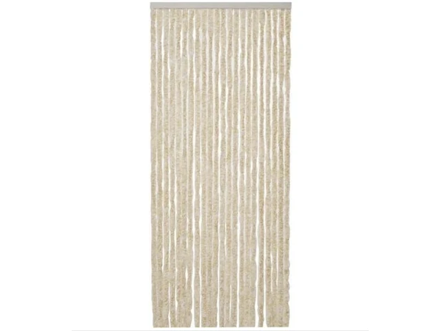 Ca. 12x kattenstaart vliegengordijn beige 90x220 cm guard'n care - afbeelding 1 van  5
