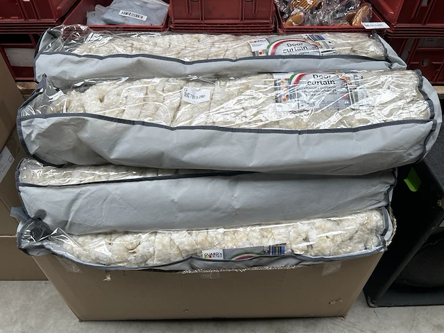 Ca. 12x kattenstaart vliegengordijn beige 90x220 cm guard'n care - afbeelding 2 van  5