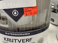 Ca. 12x krijtverf 2,5 ltr taupe/beige /grijs - afbeelding 3 van  4