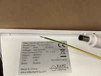 Ca. 12x led panel light 36w 4000k 1200x300 mm ellipz lighting - afbeelding 2 van  3