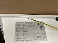 Ca. 12x led panel light 36w 4000k 1200x300 mm ellipz lighting - afbeelding 2 van  3