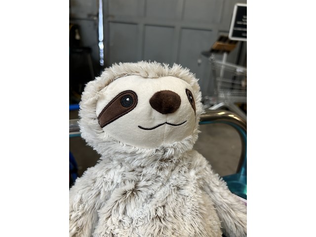 Ca. 12x magnetron knuffel warmies, sloth - afbeelding 4 van  6
