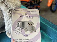Ca. 12x magnetron knuffel warmies, sloth - afbeelding 5 van  6
