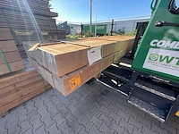 Ca. 12x massaranduba balken fijnbezaagd, 150x150mm, lengte 400cm - afbeelding 4 van  4