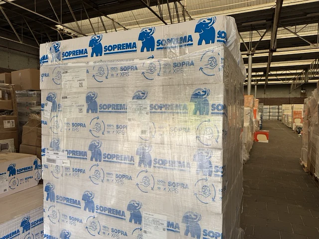 Ca. 12x xps wfi 1250x600x160mm rd:4.44 2pl/pak(=1,50m²) soprema - afbeelding 2 van  3
