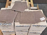 Ca .13 m² vloertegels, taupe - afbeelding 1 van  3