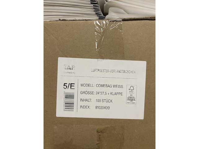 Ca. 1300x luchtkussenenvelop, verzendenvelop - afbeelding 9 van  9