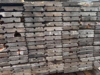 Ca. 130x douglas rhombus profiel - enkelzijdig , 2,8 x 14 x 280 cm - werkende breedte 13 cm - afbeelding 2 van  3