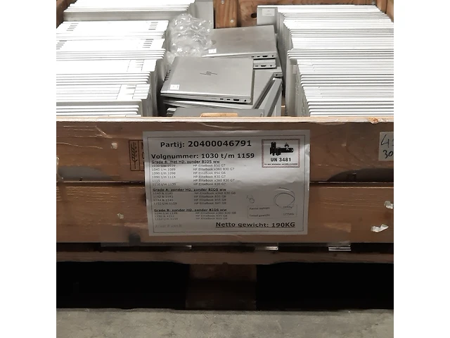 Ca. 130x laptop, hp, o.a. elitebook 850 g7 - afbeelding 3 van  11