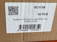 Ca. 130x usb lader met micro-usb laadsnoer soultech, sc111b - afbeelding 3 van  5