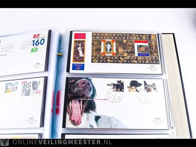 Ca. 132x getaxeerde fdc's , nederland - afbeelding 2 van  91