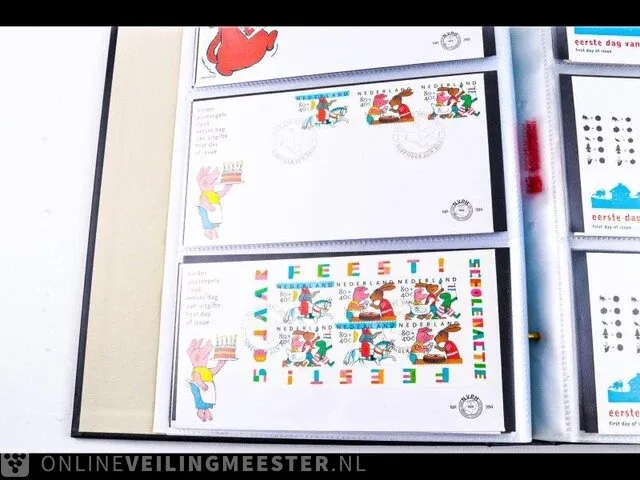 Ca. 132x getaxeerde fdc's , nederland - afbeelding 5 van  91