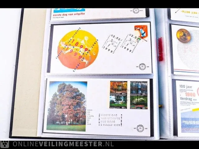 Ca. 132x getaxeerde fdc's , nederland - afbeelding 9 van  91
