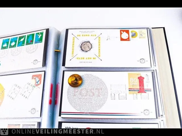 Ca. 132x getaxeerde fdc's , nederland - afbeelding 10 van  91