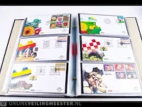 Ca. 132x getaxeerde fdc's , nederland - afbeelding 1 van  91
