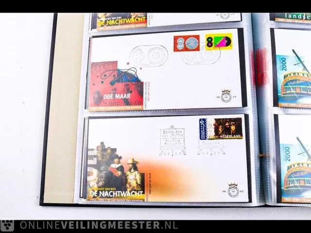 Ca. 132x getaxeerde fdc's , nederland - afbeelding 22 van  91
