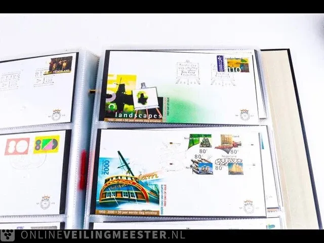 Ca. 132x getaxeerde fdc's , nederland - afbeelding 24 van  91