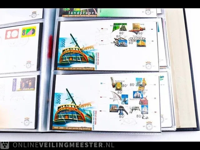 Ca. 132x getaxeerde fdc's , nederland - afbeelding 25 van  91